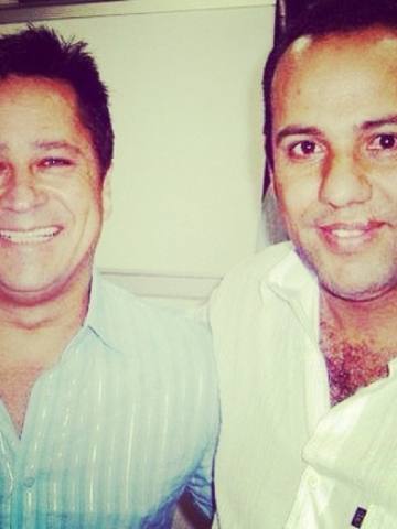 Everton Matos com Leonardo