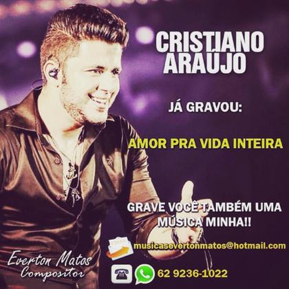 Everton Matos com Cristiano Araújo